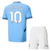 Conjunto (Camiseta+Pantalón Corto) Manchester City Grealish 10 Primera Equipación 2024-25 - Niño
